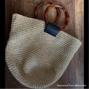 & Other Stories Paper Straw Bag